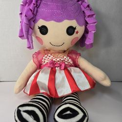 Lalaloopsy Build A Bear 21” Plush Doll Peanut With Sugar Crumb Dress BAB  No Tag
