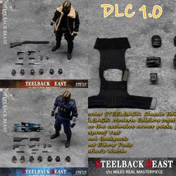 Patriot Studio 1/12 Resident Evil Steelback Beast Set of 2 & Bonus DLC1 NEW