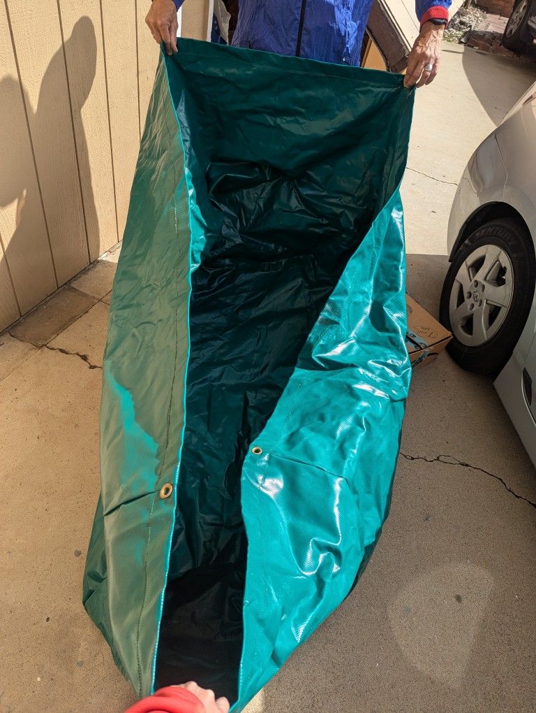 6x4x2 Heavy Duty Waterproof Cover Marine Vinyl Tarp Rain Motorcycle Mountain Bike Lawn Mover Storage Shed Bench Protection Outdoor Uv Husky DeWalt BBQ