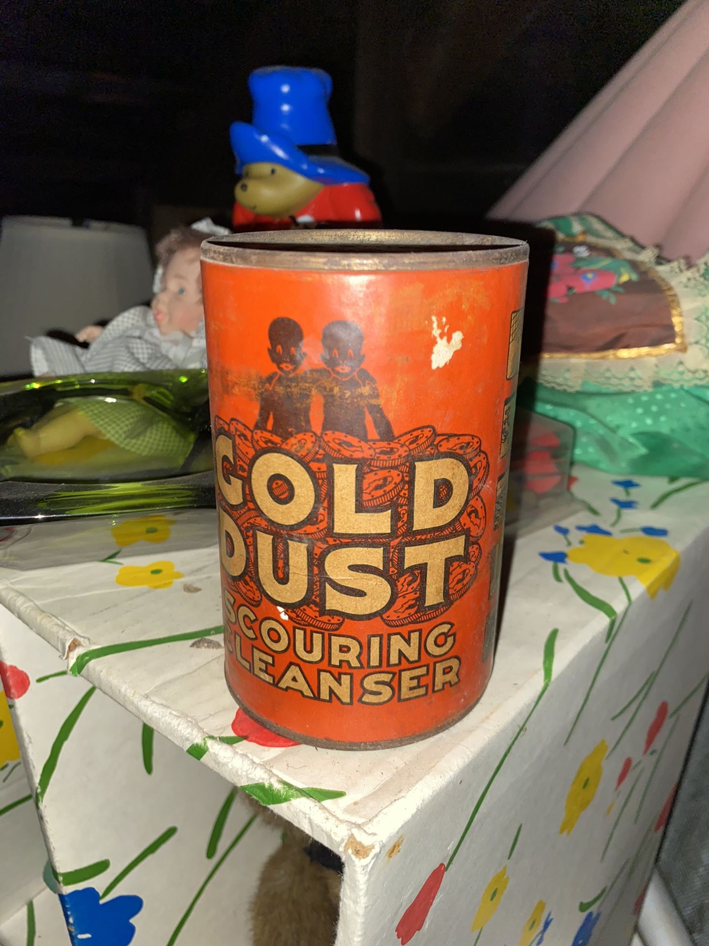 Unopened Vintage gold dust scouring cleanser