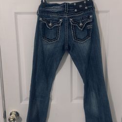 Rock revival, embroidered jeans