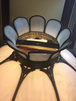 Vintage glass shade