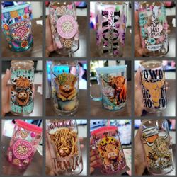 Glass Cups Super Cute