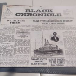 Black Chronicle Vintage Article Aug 25,1862 By: Frederick Douglass 