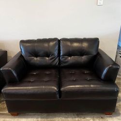 Love Seat Leather Couch