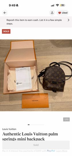 Mini palms springs bag