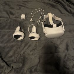 Meta Quest 2 – 128GB VR Headset Bundle (Controllers + Charger)