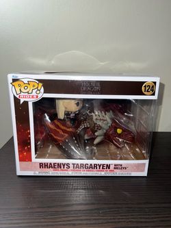 EXCLUSIVE Rhaenys Targaryen w/ Meleys Funko Pop RIDE #124 House Dragon GOT HBO TV Show Game Thrones