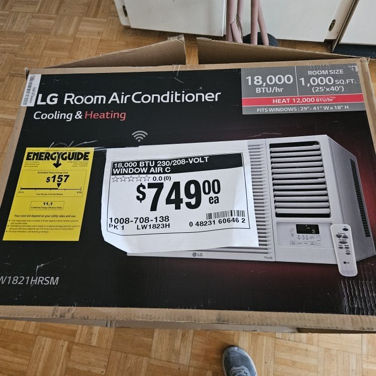 LG 18,000 BTU Window Ac