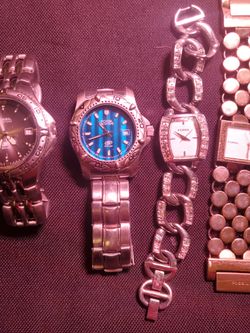 Lot Of 4 Fossil Watches