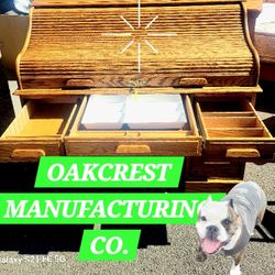 SOLID OAK Executive Desk