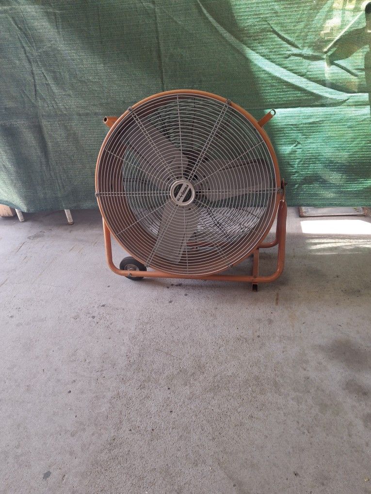 Construction Fan Works Good Firm