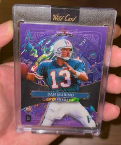 Aaron Rodgers/Dan Marino Back To Back 1/1 Ultra rare Ace of Diamonds Football card