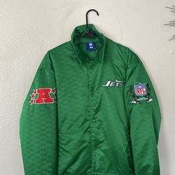 Kith x NFL Jets Satin Bomber Jacket