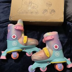 2-in-1 Roller Skates For Kids