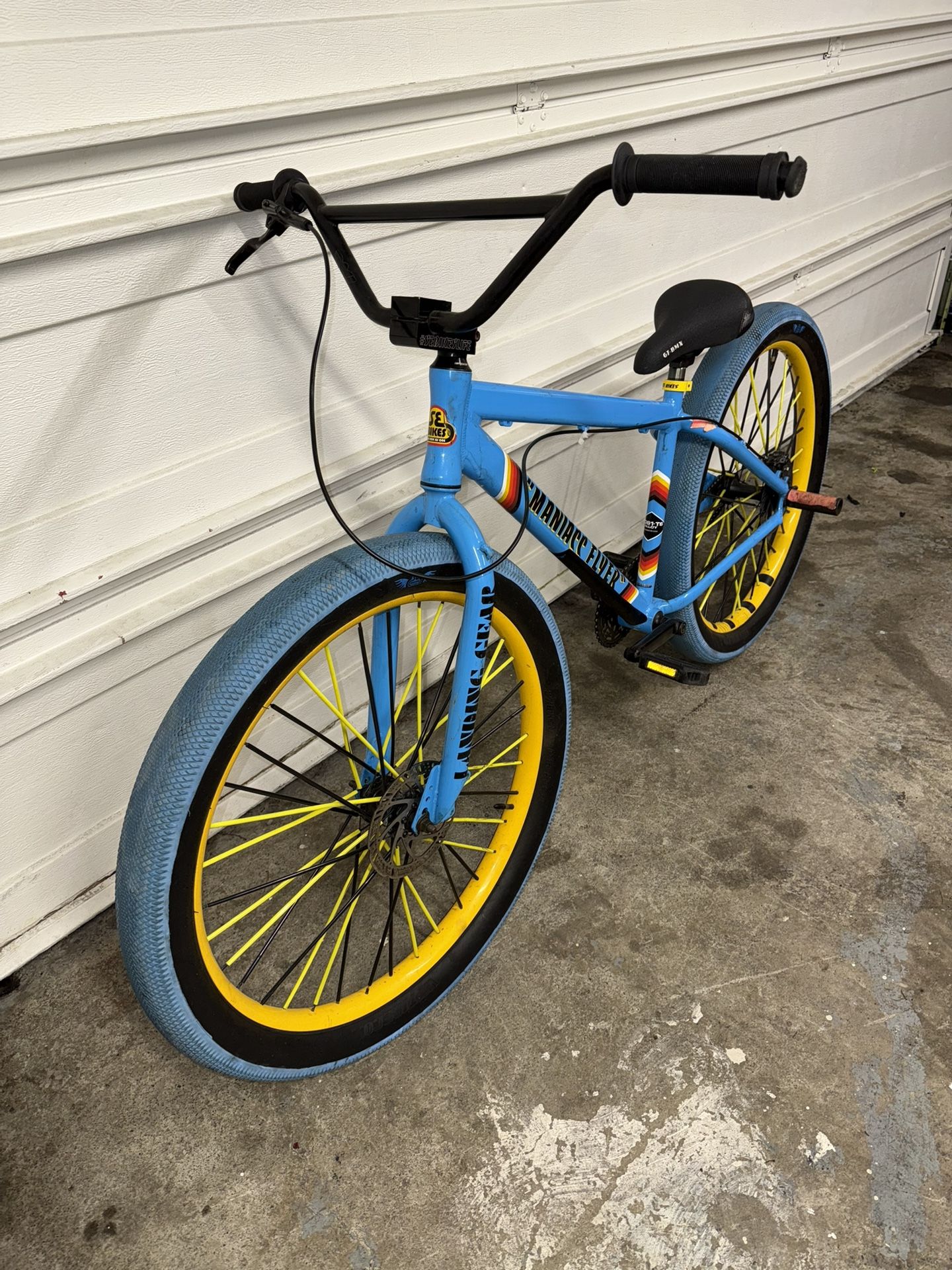 SE Bikes Maniacc Flyer 27.5+ BMX Bike SE Blue 2021