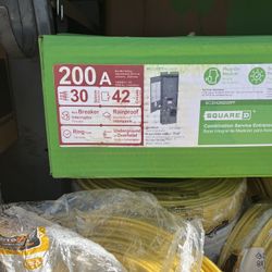 Main Panel 200 Amps Square D