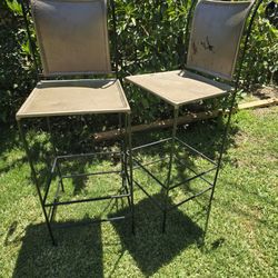 2 Hight Chair Leather 