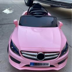 Pink Car With Charger
