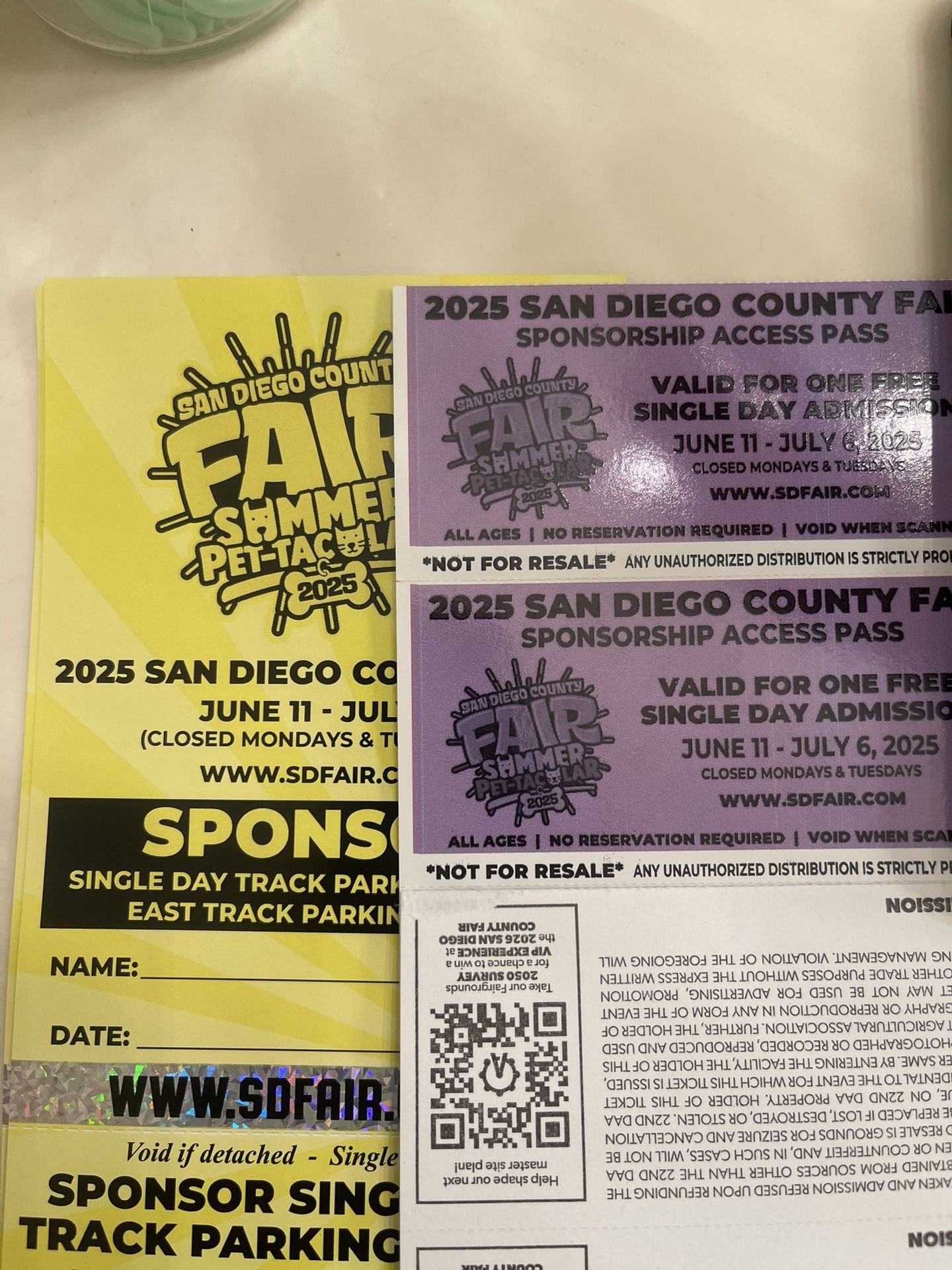 Del Mar Fair Tickets 