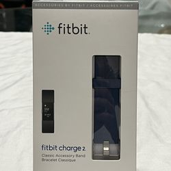 Fitbit Charge 2 Classic Band Size L. Blue. Tracker Not Included. FB160ABBKL