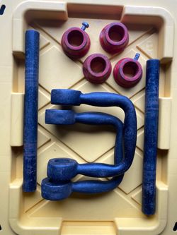 Vintage York Dumbbell Kettlebell Handles RARE