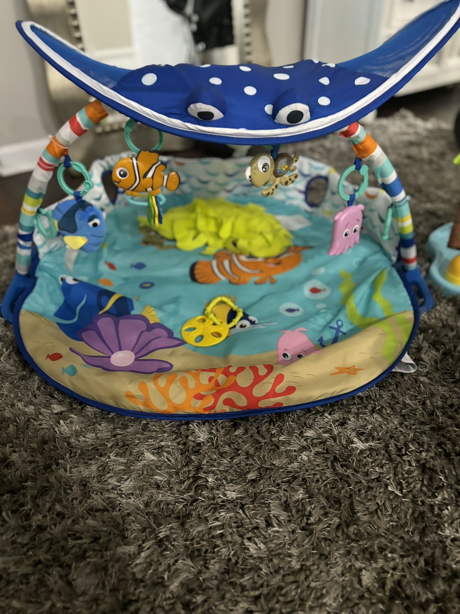 Disney Baby Finding Nemo Mr. Ray Ocean Lights Music Activity Play Gym Baby gear