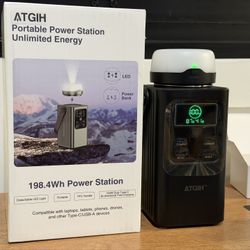 198.4Wh Portable Power Station - 100W PD Fast Charging