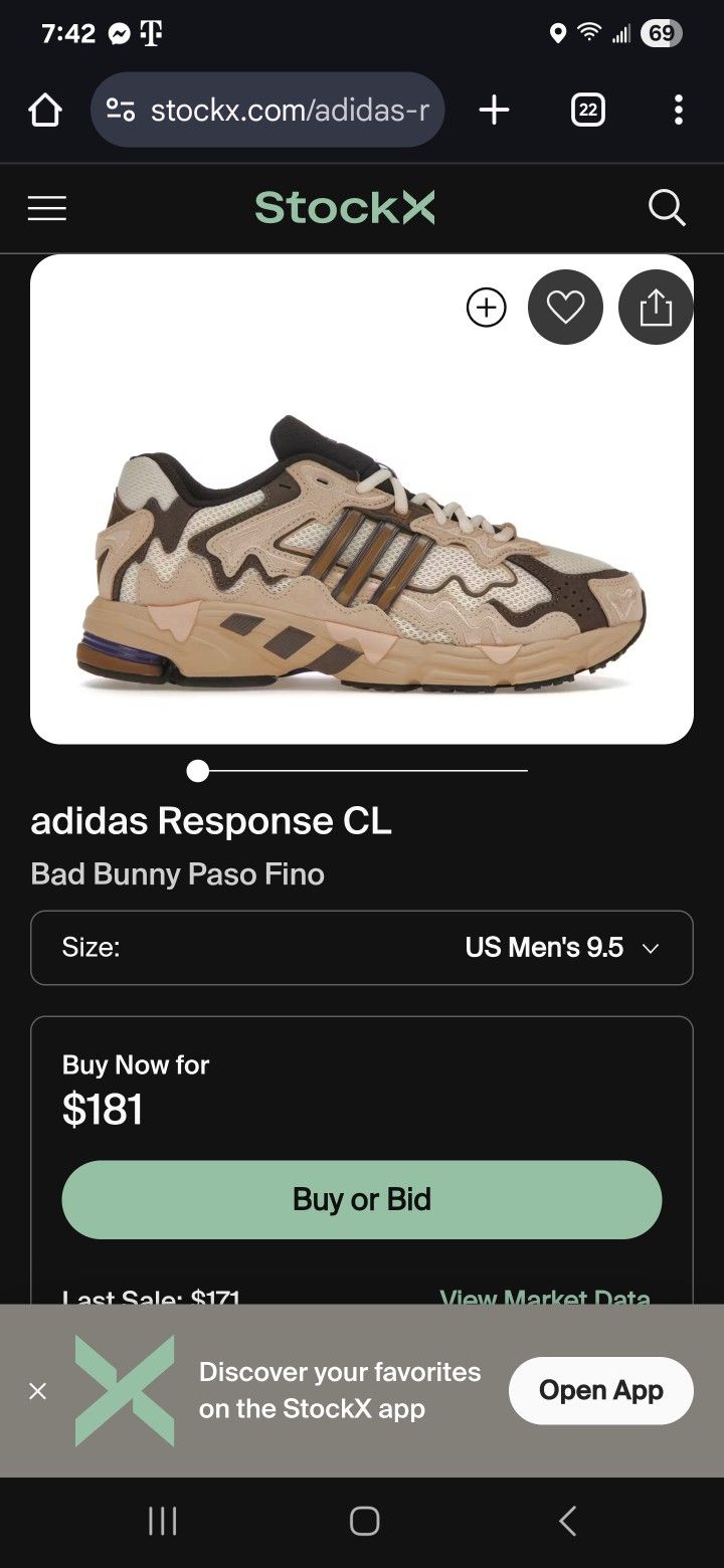 Bad Bunny Response Cl Adidas Men Shoes