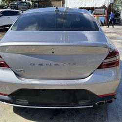 2022 2023 2024 G70 2.0 SEDAN FULL PART OUT BUMPER FENDER LIGHTS TRUNK DOOR SUSPENSION MOTOR ENGINE TRANSMISSION