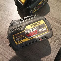 DeWalt Impact And 60v Flex Battery 