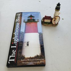 Hardback Lighthouse Book And Figurine
