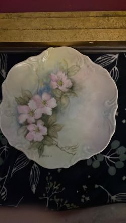 1982 R. Sirois Hand-Painted Porcelain Plate