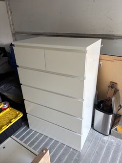 White dresser