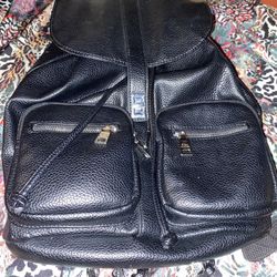 Steve Madden Leather Backpack Purse