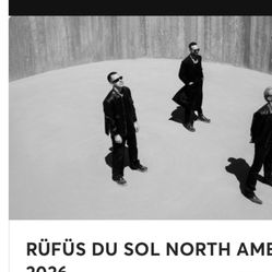 Rufus Du Sol Tickets