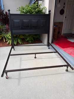 Pier 1 Imports Queen size headboard and frame