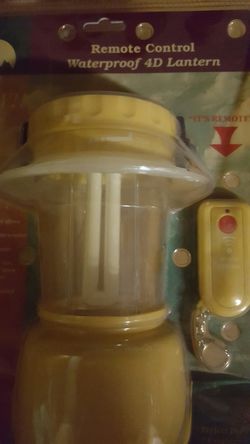 Latern with remote. Good for camping, outdoor, fishing, pinics, etc