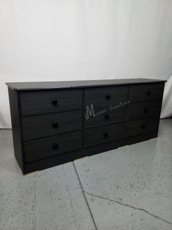 Gray Matte Wide Bedroom Dresser!
