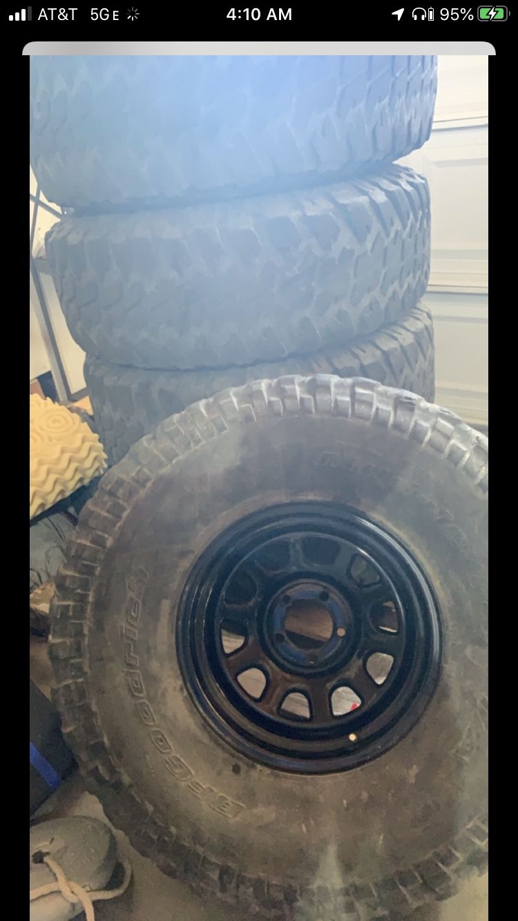 5 Off-road rims and tires
