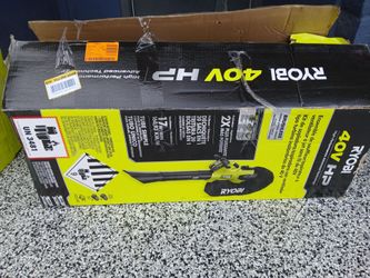 LEAF VACUUM/BLOWER RYOBI 40V BATTERY AND CHARGER INCLUDED