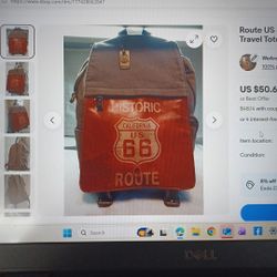 Route 66 United Streets  of Art Backpack 