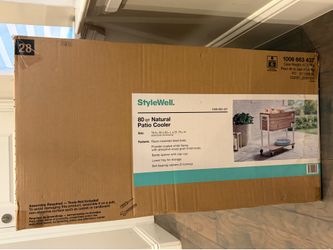 80qt patio rolling cooler