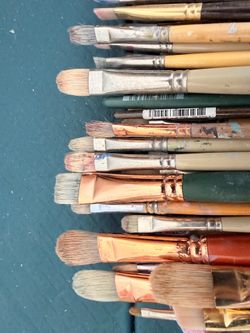 Artists dream! At least  $1000’s  of art supplies. Canvases, oil paints, brushes etc.