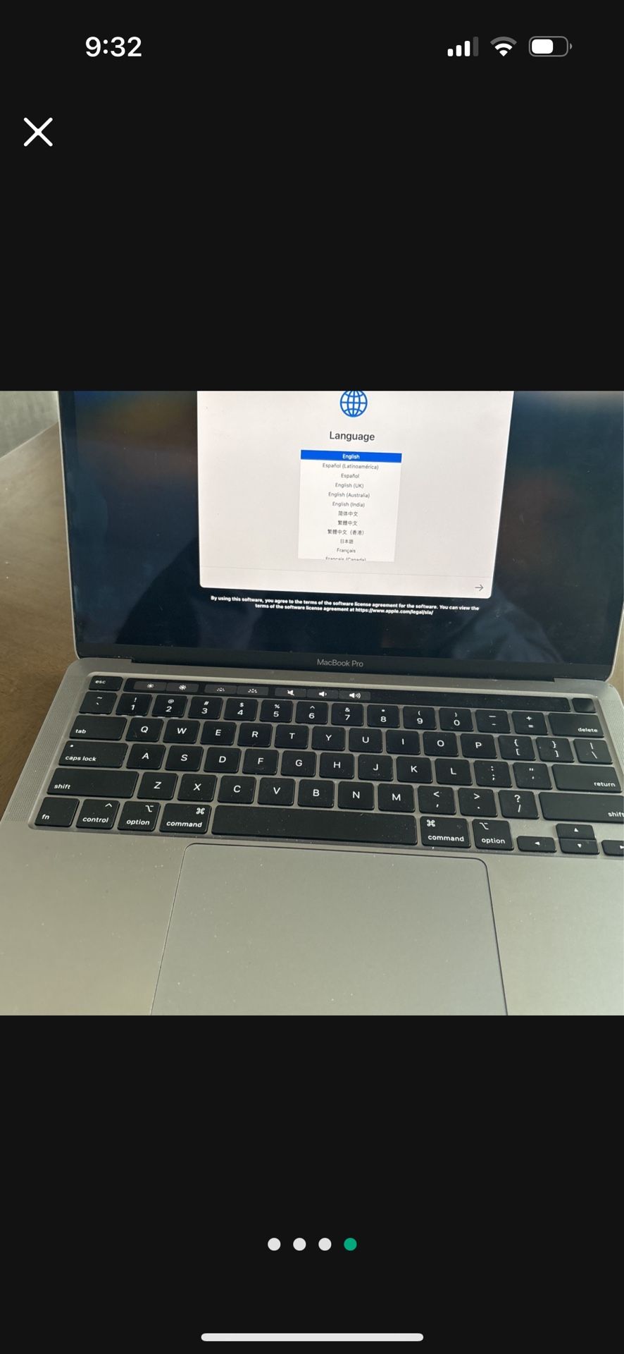 2020 I5 13 Inch Mac Book Pro