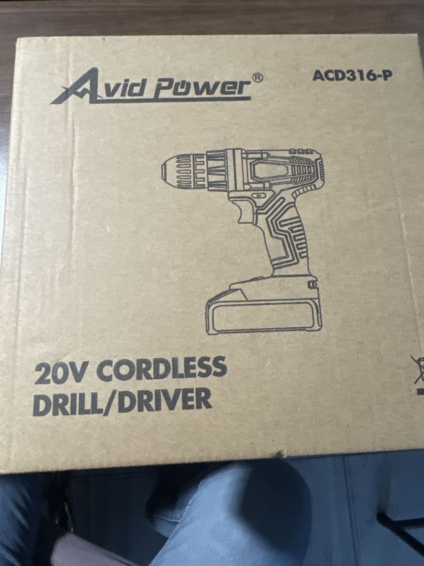 Avid Power 20V Cordless Drill – Brand New!