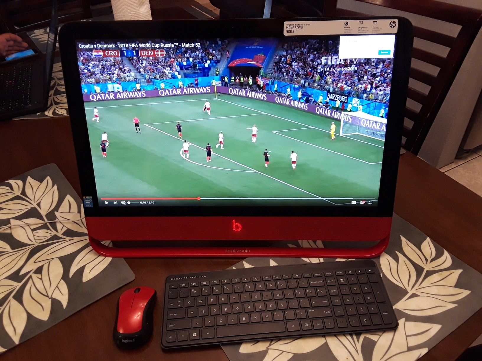 HP ENVY 23INCH-ALL IN ONE BEATS AUDIO TOUCHSCREEN DESKTOP!