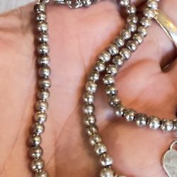 Pair Of Authentic Tiffany &CO ball Bracelets 