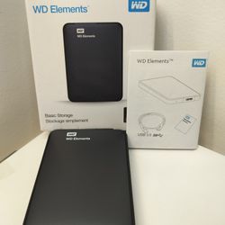 2TB WD Elements Portable HDD