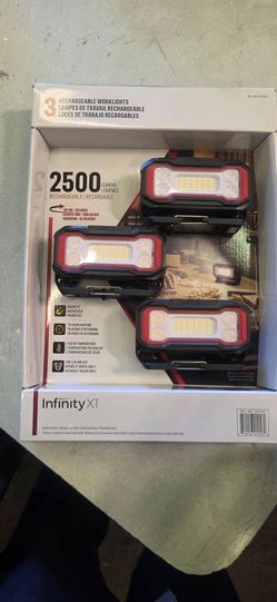 Work lights 2500 lumenes rechargeable